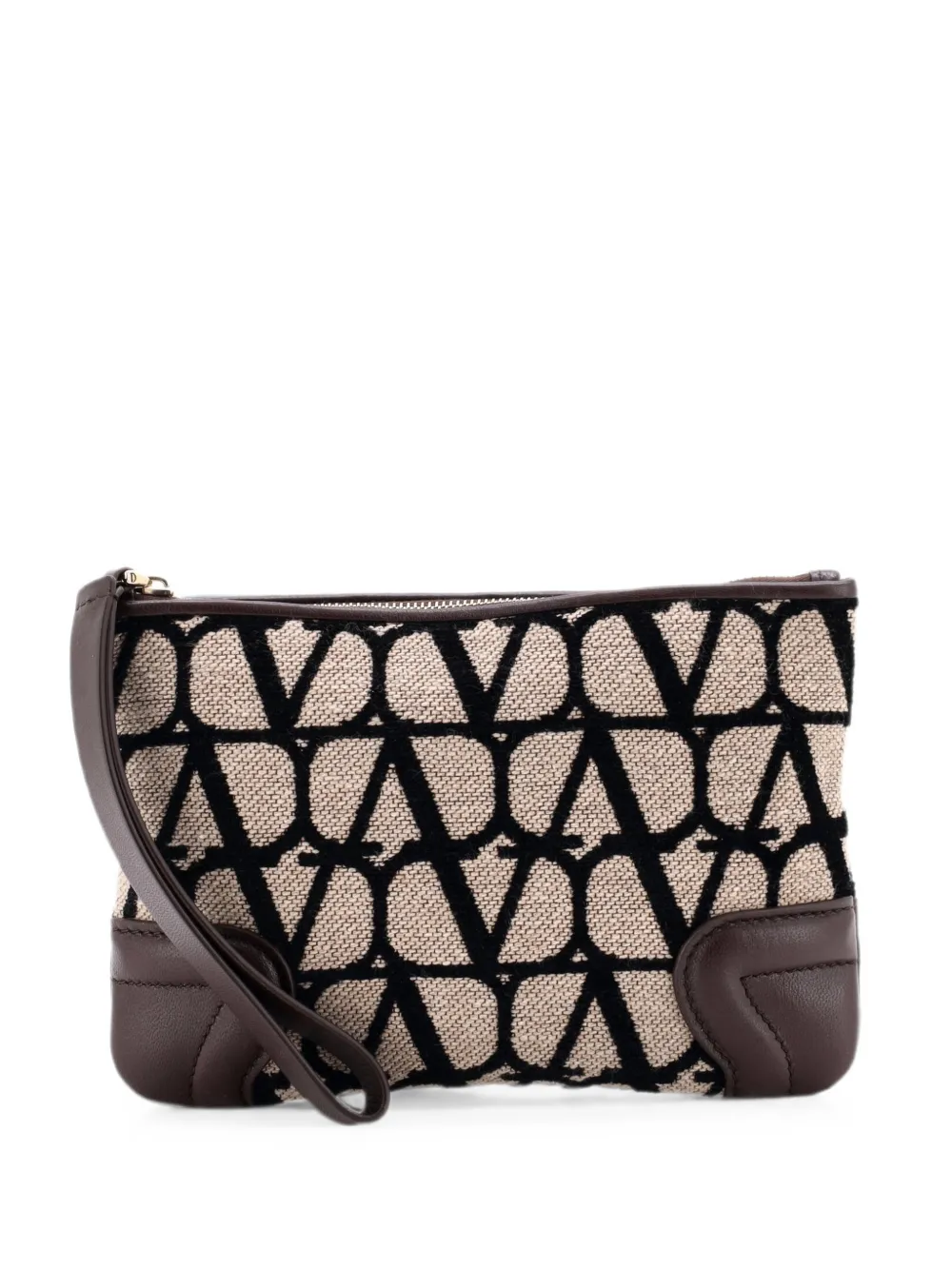 Valentino Garavani Pre-Owned Clutch Iconographe - Marrone