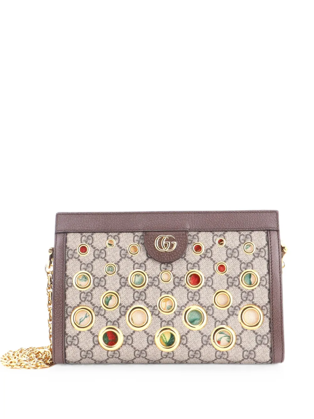 Gucci Pre-Owned Borsa a spalla Ophidia GG piccola - Marrone