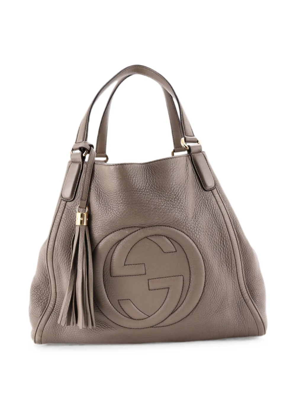Gucci Pre-Owned Borsa a spalla Soho media in pelle - Toni neutri