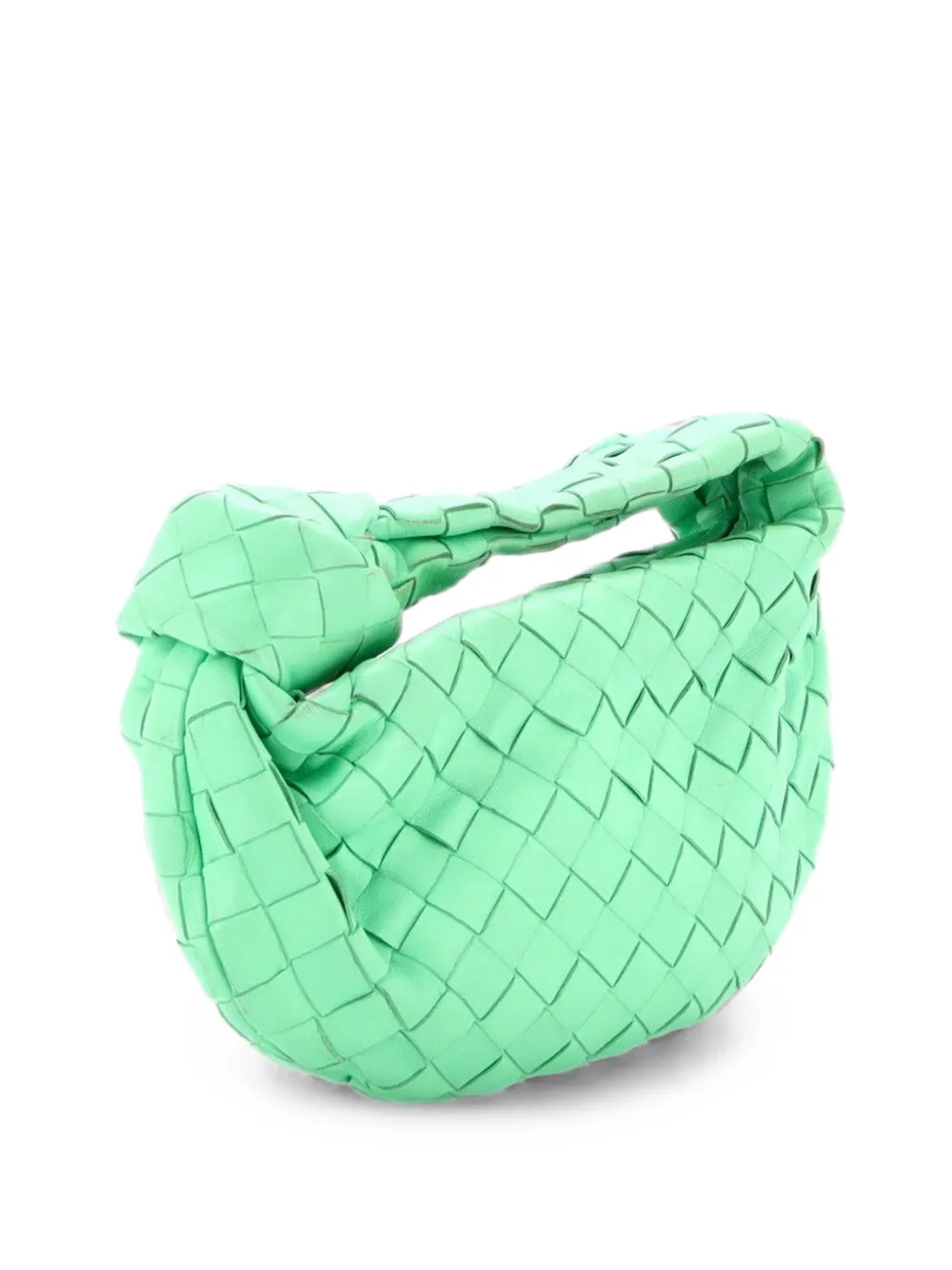 Bottega Veneta Pre-Owned Borsa passepartout BV Jodie mini in nappa con design Intrecciato - Verde