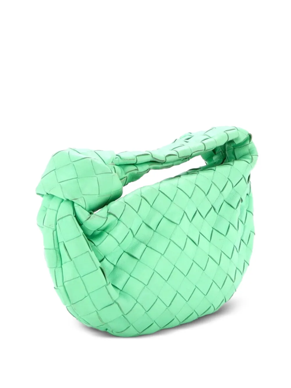 Bottega Veneta Pre-Owned Mini BV Jodie Intrecciato Beuteltasche - Grün