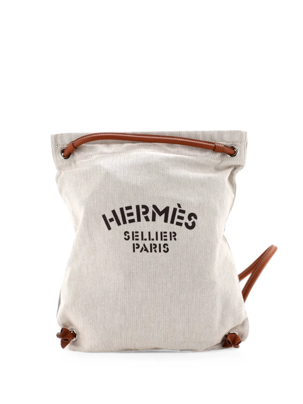 Hermès Pre-Owned Zaino Maline Bag Toile - Toni neutri