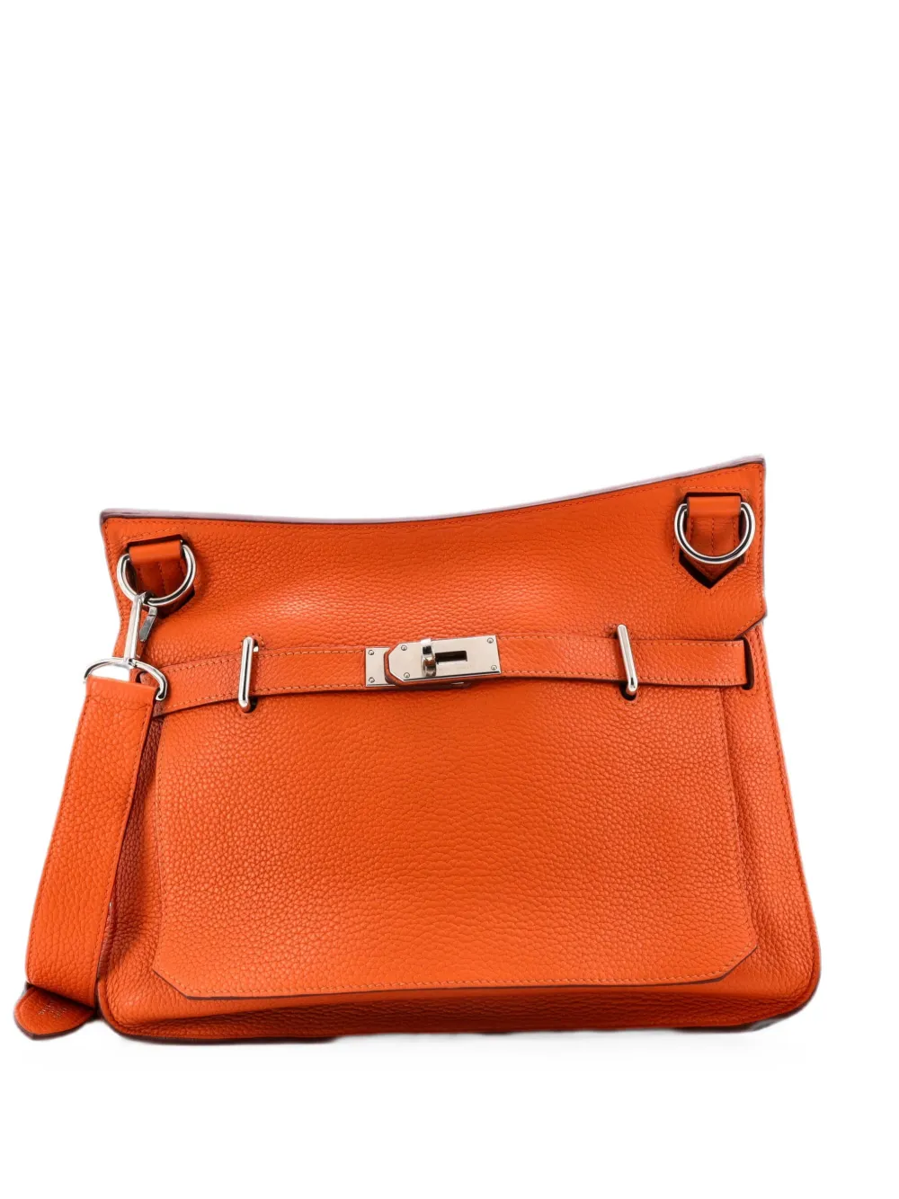 Hermès Pre-Owned Borsa a tracolla Jypsiere Bag 34 in pelle Clemence - Arancione
