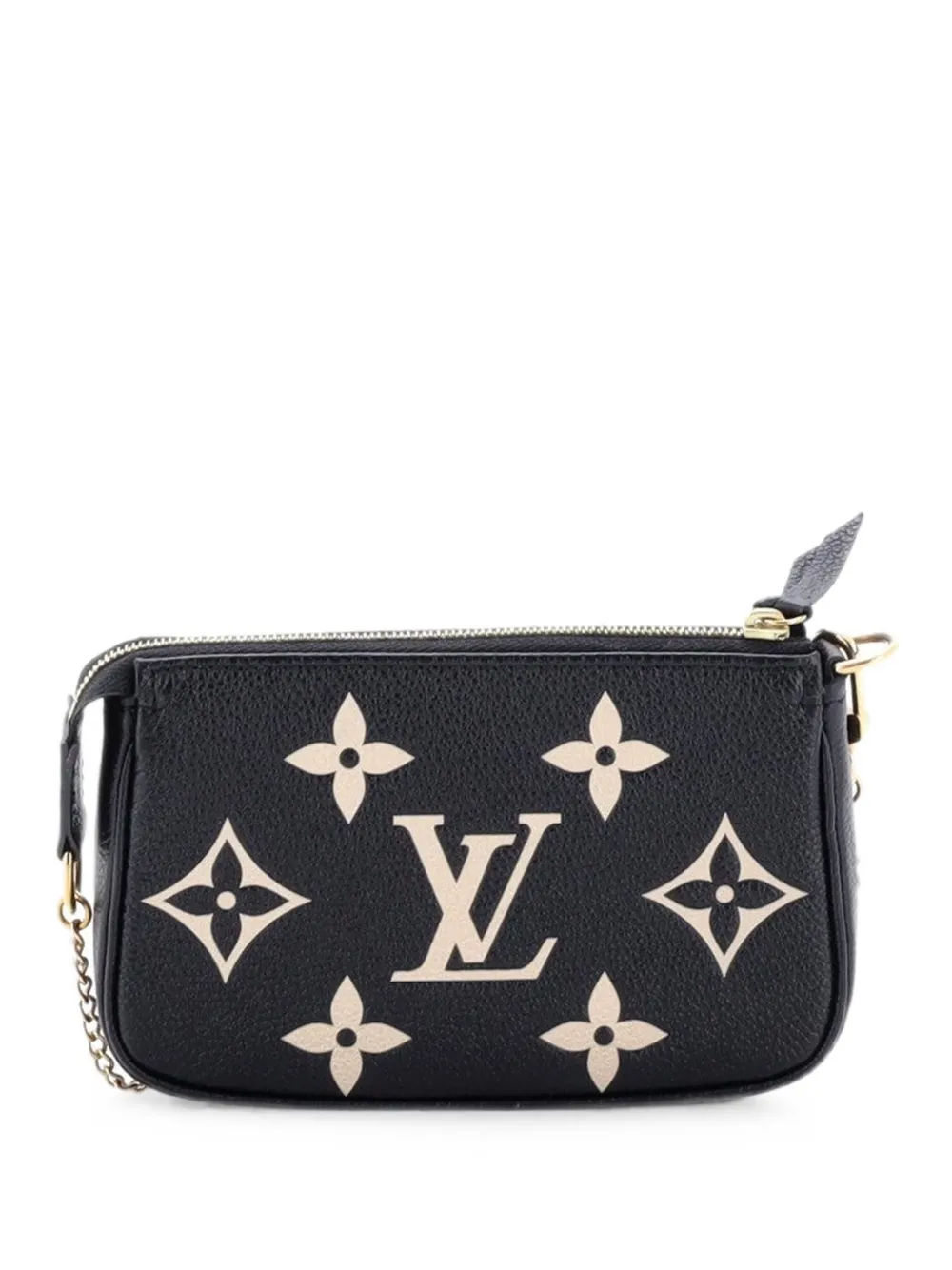 Louis Vuitton Pre-Owned Clutch Pochette Accessoires mini bicolore in pelle Monogram Empreinte Giant - Nero