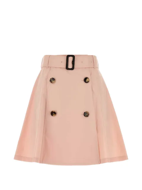 Burberry double-breasted belted mini skirt