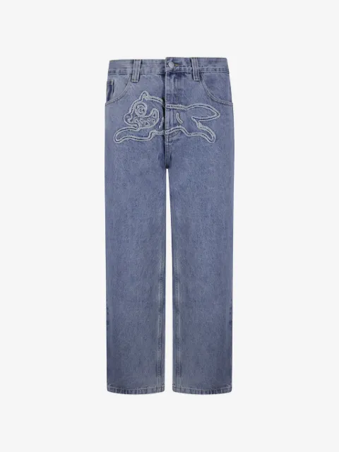 ICECREAM Running Dog embroidered jeans