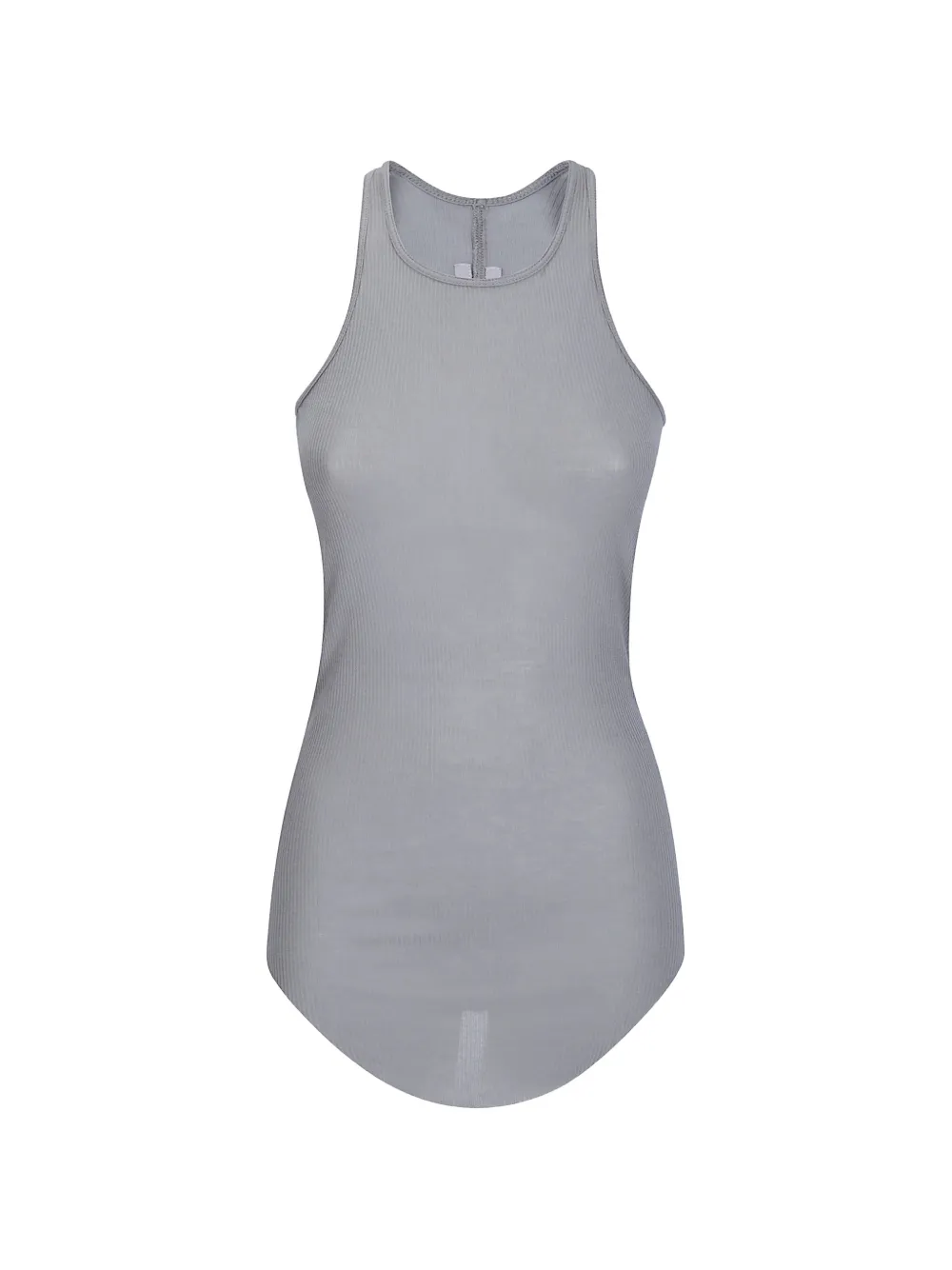 Rick Owens basic ribbed-knit tank top - Grigio