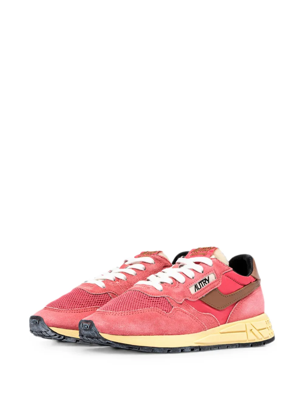Autry Reelwind panelled sneakers Roze
