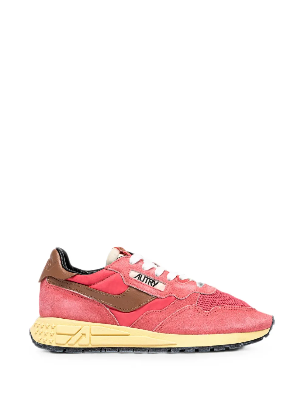 Autry Reelwind panelled sneakers Roze