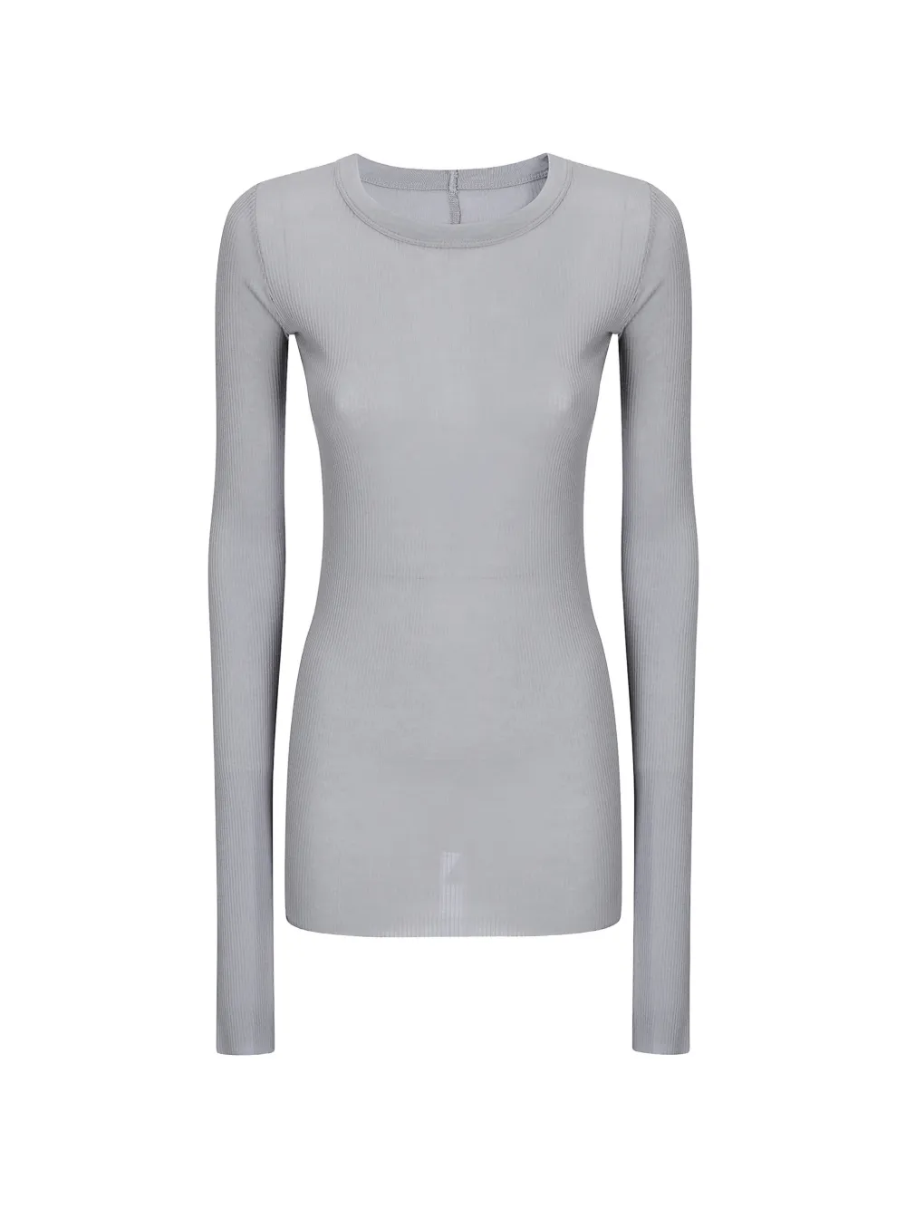 Rick Owens Rib LS T long-sleeve T-shirt - Grigio