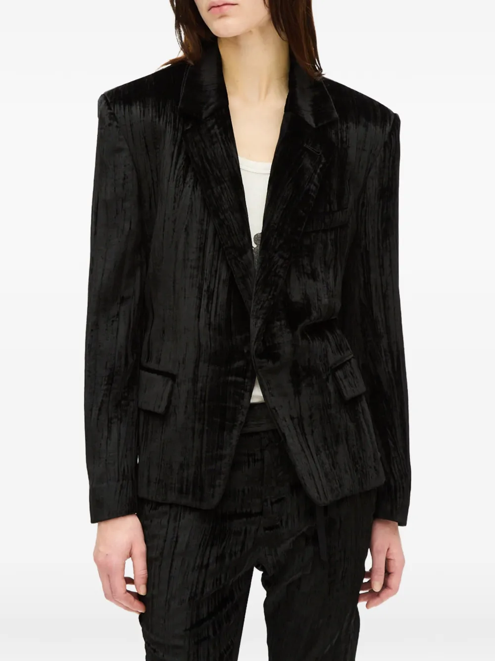 Ann Demeulemeester Susa single-breasted blazer