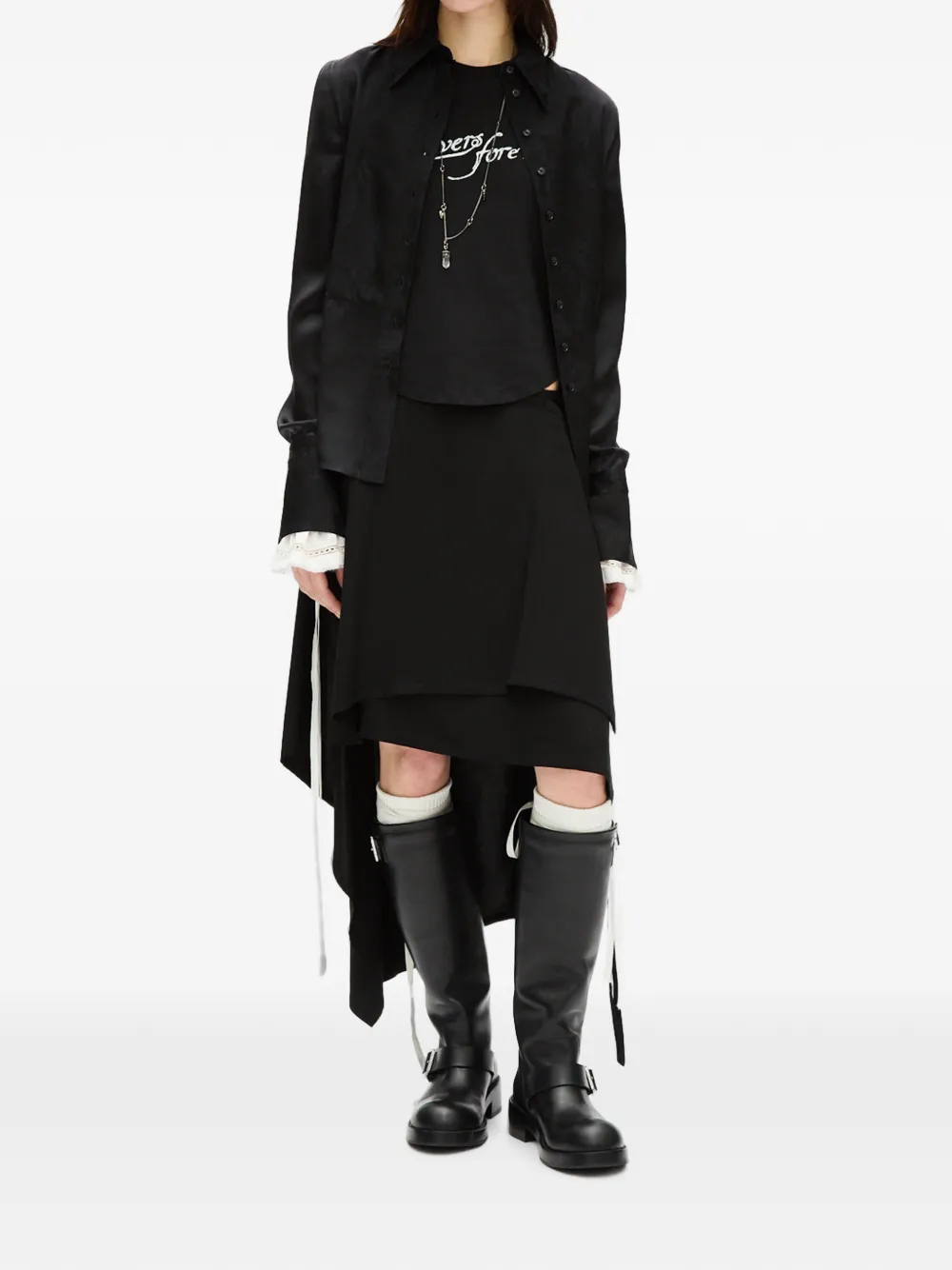 Ann Demeulemeester Button-up overhemd Zwart