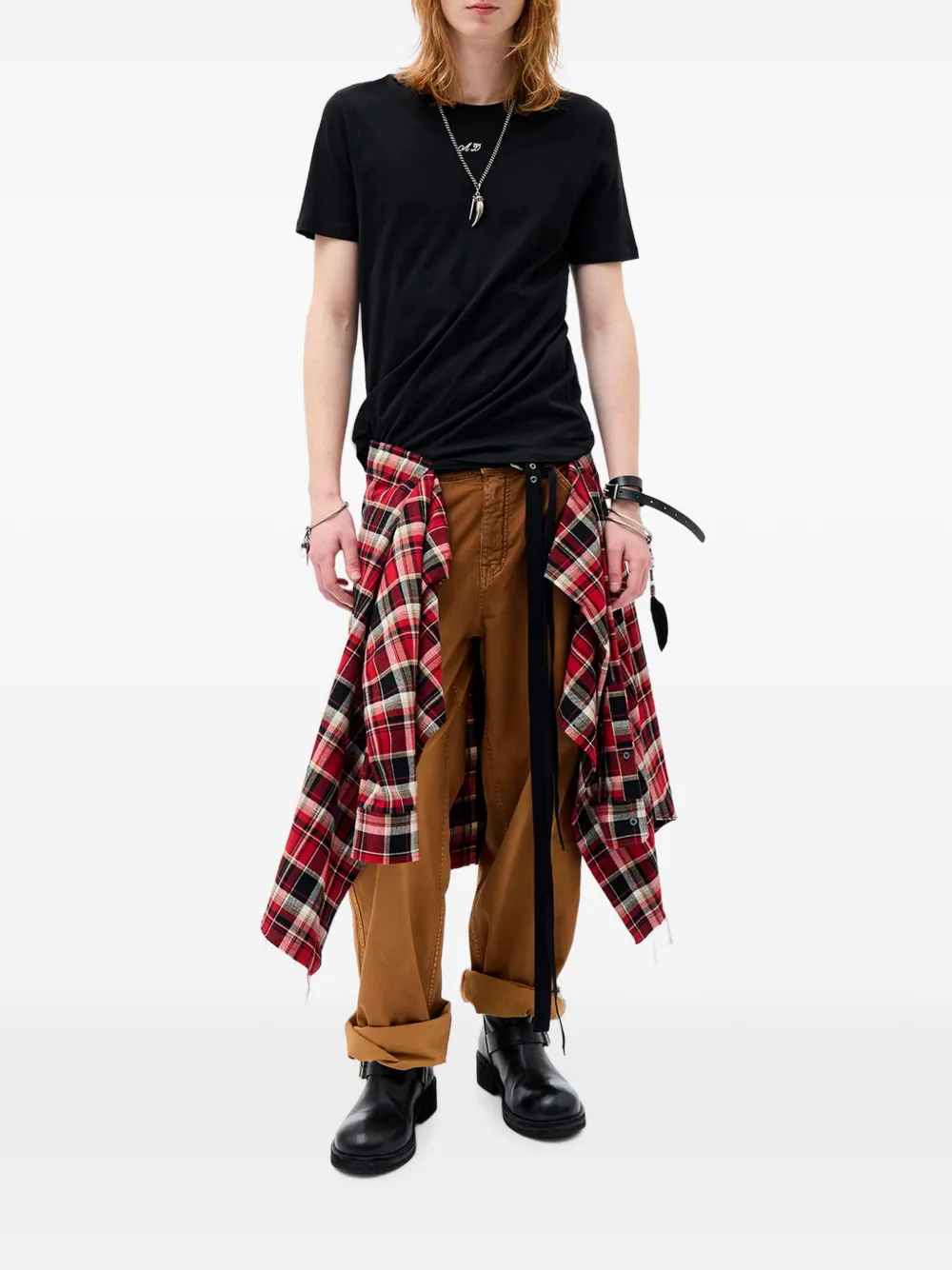 Ann Demeulemeester Baptist T-shirt Zwart