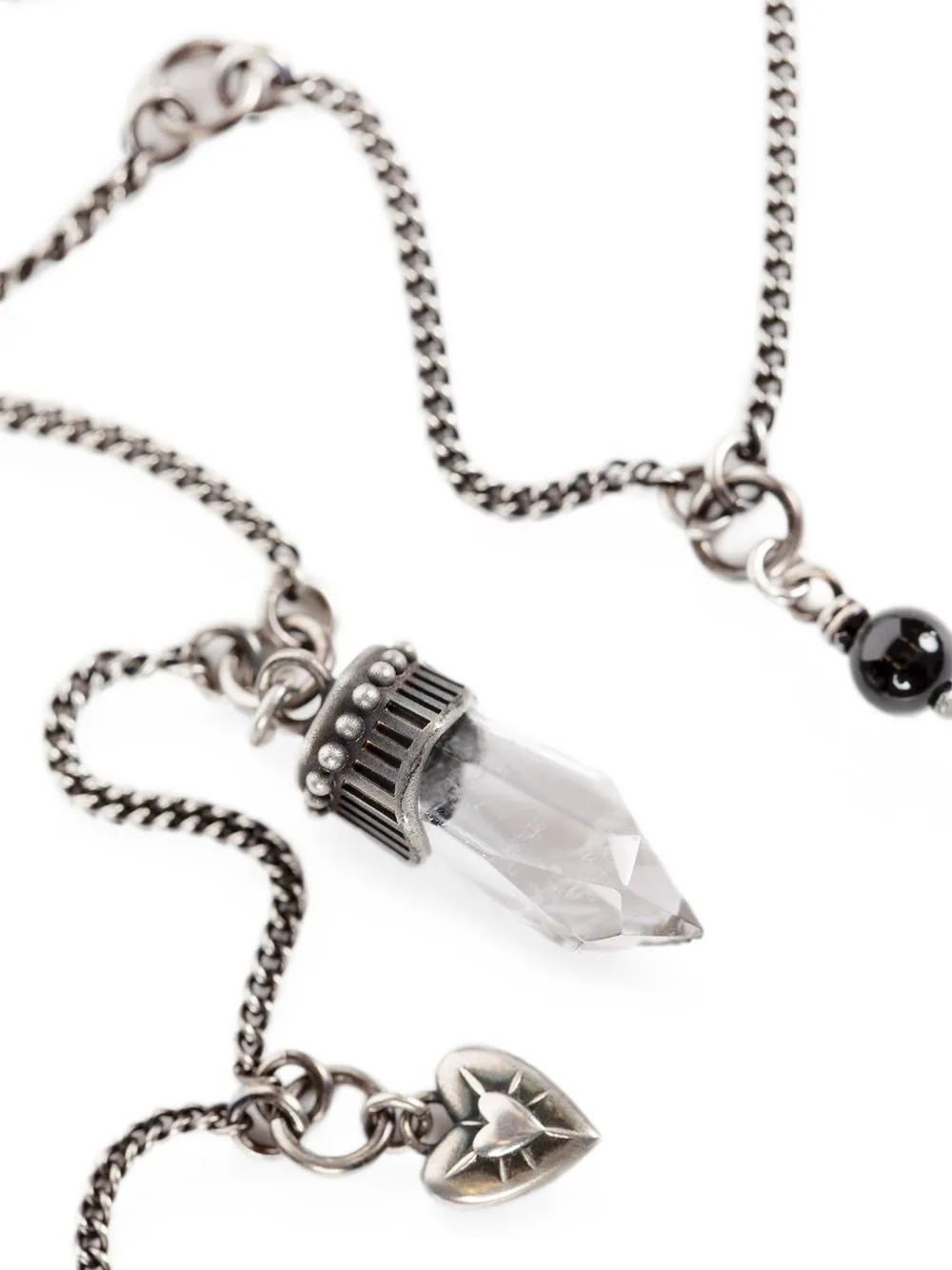 Ann Demeulemeester Impi Quartz Necklace | Silver | FARFETCH