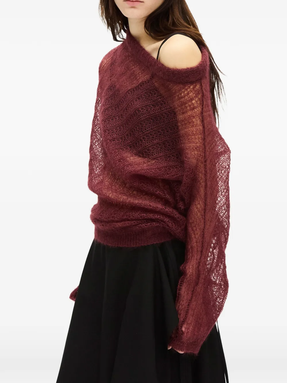 Ann Demeulemeester Christabel trui Rood