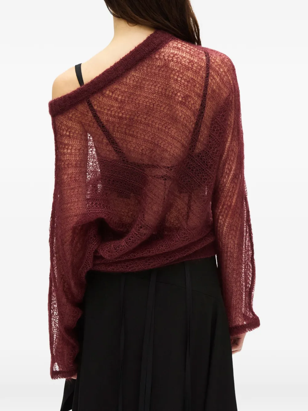 Ann Demeulemeester Christabel trui Rood