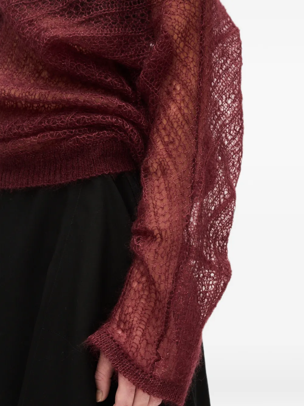 Ann Demeulemeester Christabel trui Rood