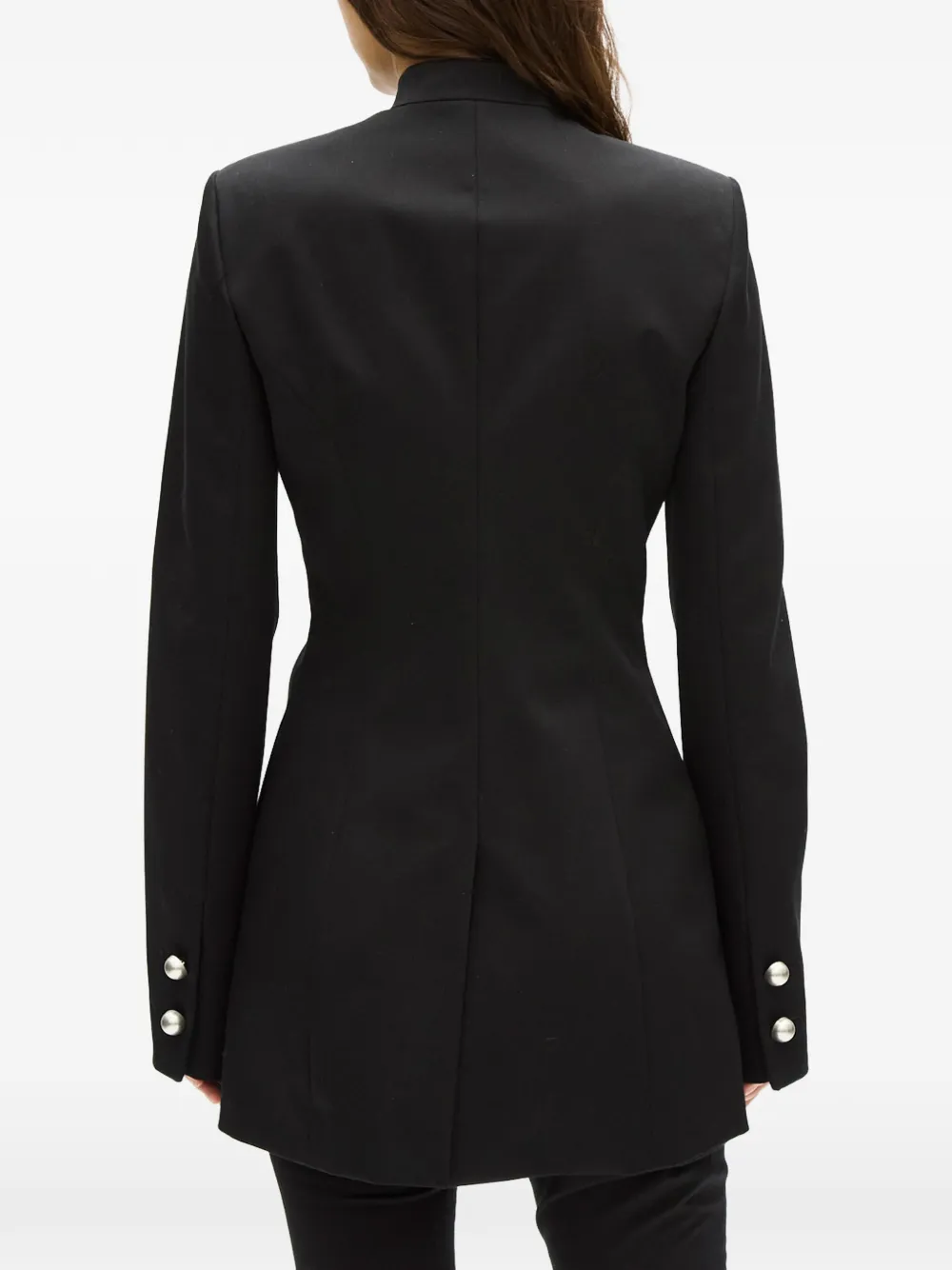 Ann Demeulemeester Yana jack met knopen Zwart