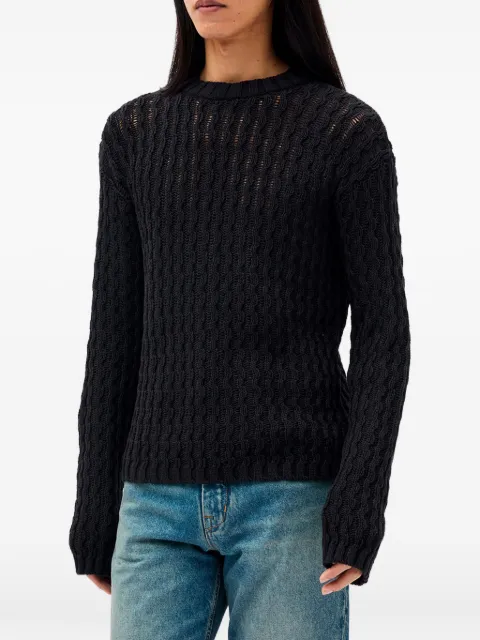 Ann Demeulemeester Areld chunky-knit cotton sweater