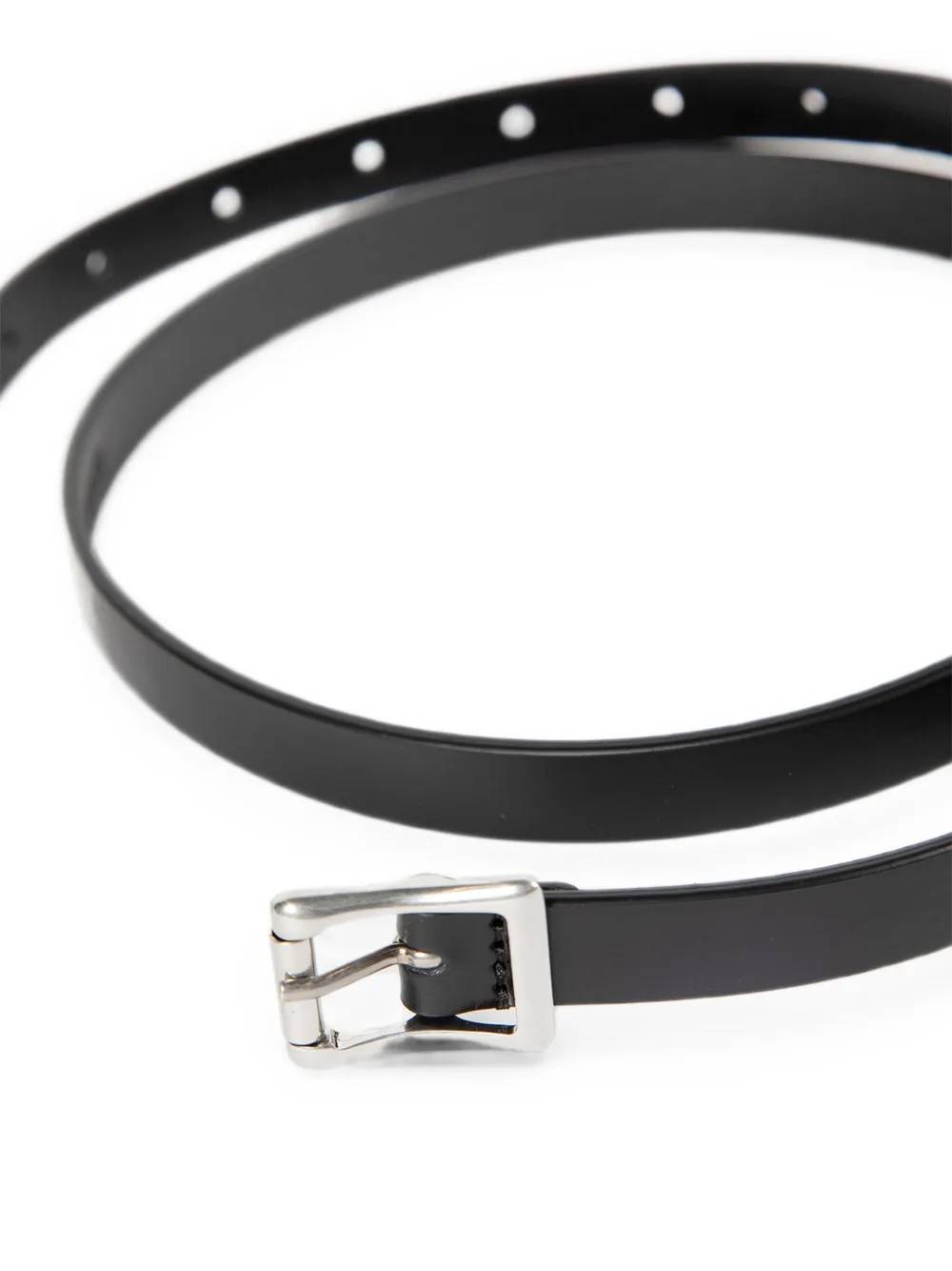Ann Demeulemeester Aimo leren riem Zwart