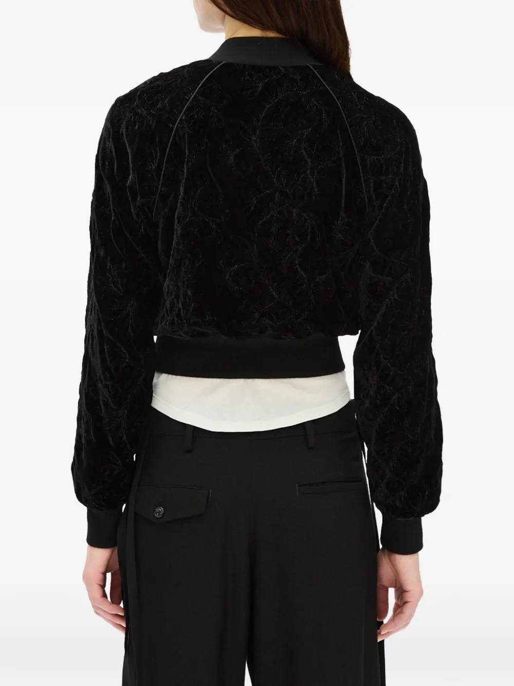 Ann Demeulemeester Arya bomberjack Zwart
