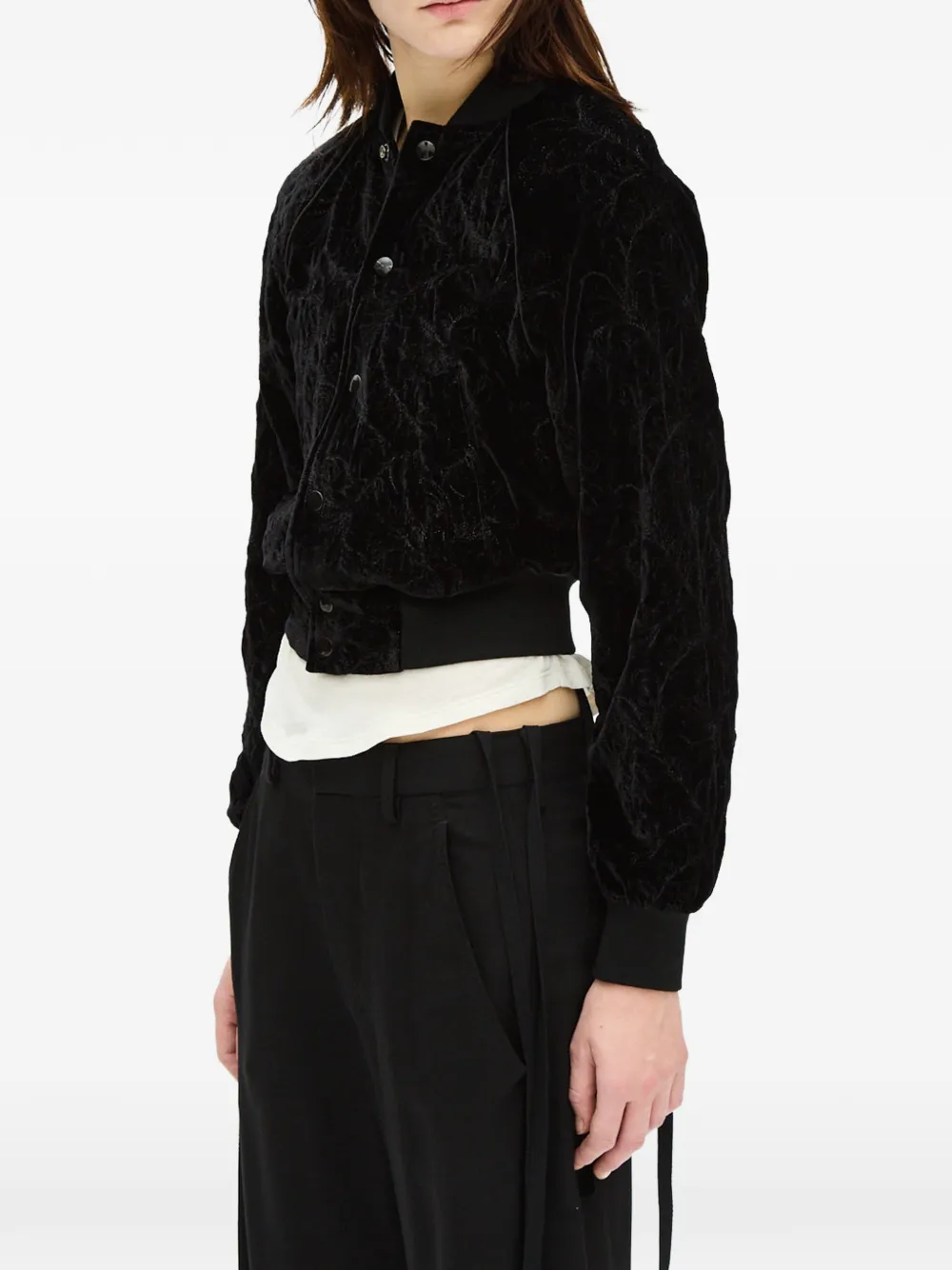 Ann Demeulemeester Arya bomberjack Zwart