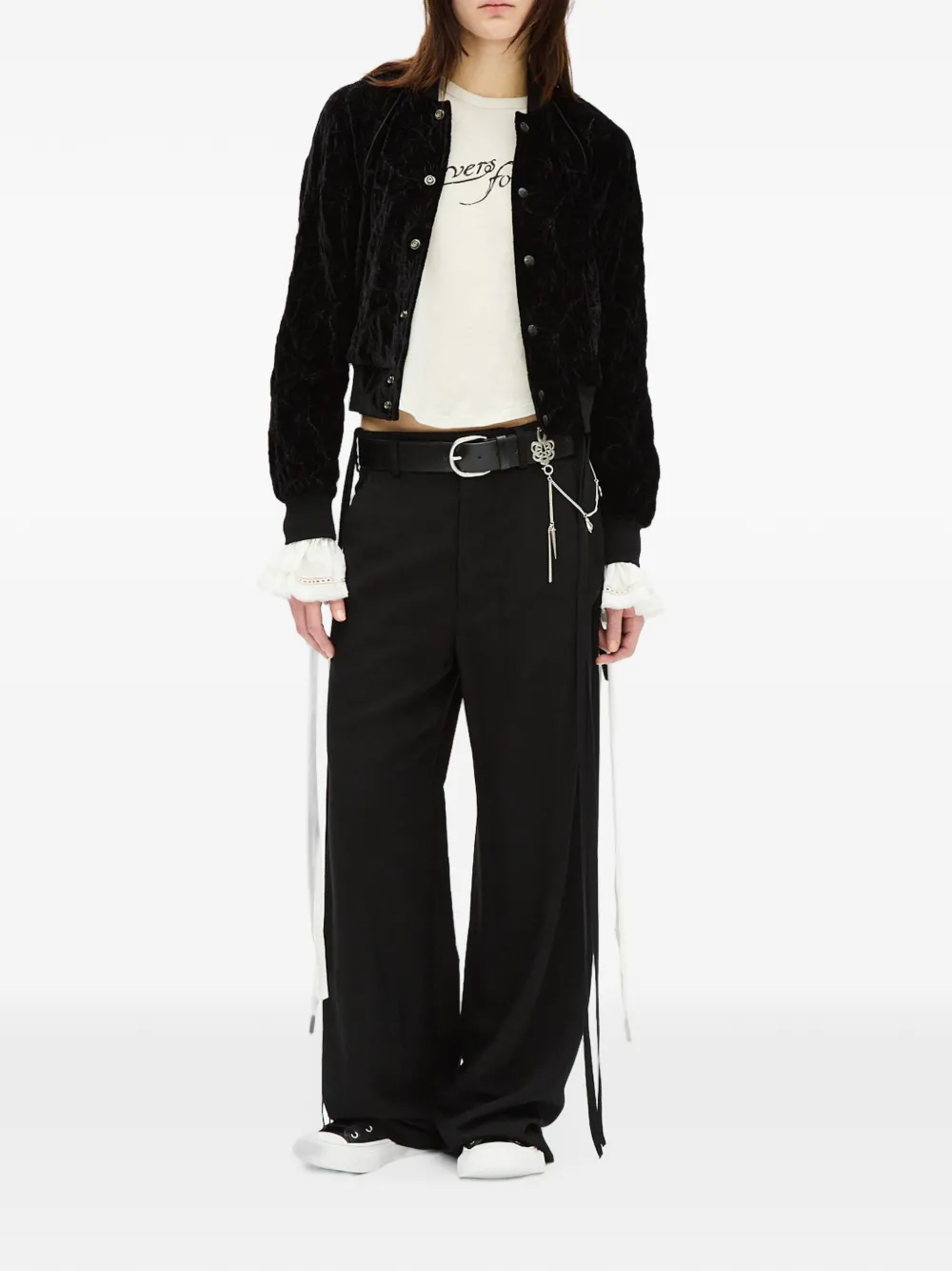 Ann Demeulemeester Arya bomberjack Zwart