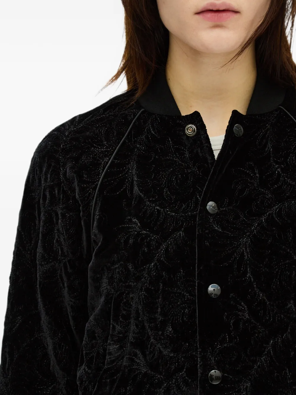 Ann Demeulemeester Arya bomberjack Zwart
