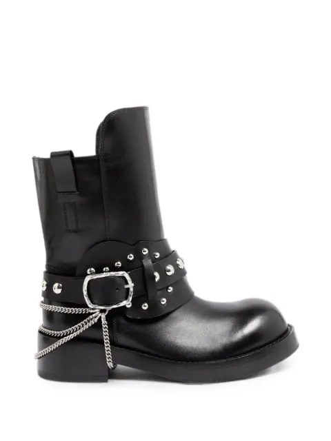 Ann Demeulemeester bottines Tuxon à détails de clous