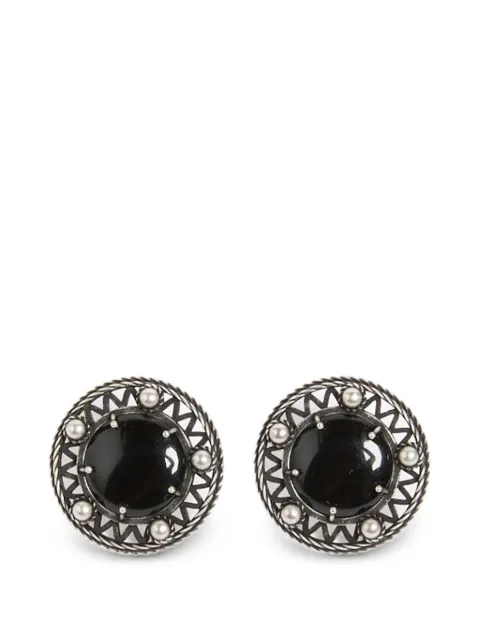 Ann Demeulemeester embellished cut-out earrings