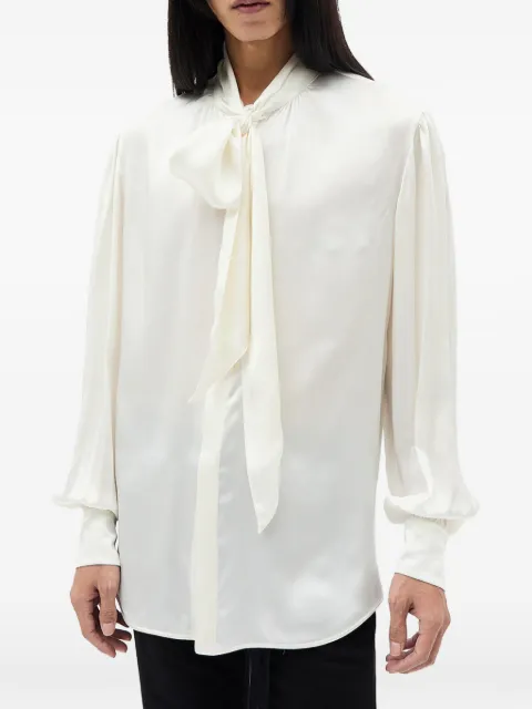 Ann Demeulemeester Runo bow-tie shirt