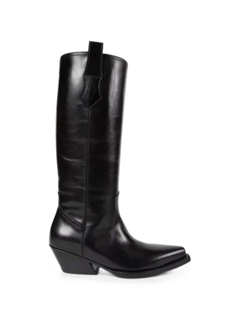 Ann Demeulemeester pointed-toe leather boots