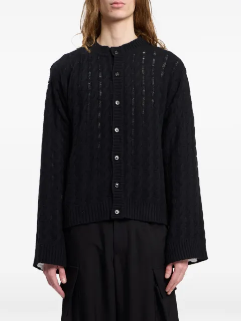 Ann Demeulemeester cable-knit cardigan
