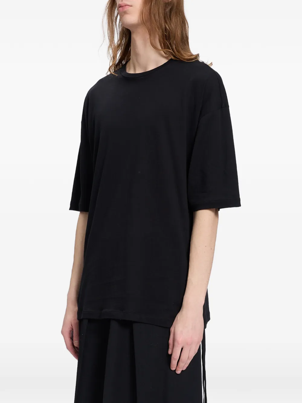 Ann Demeulemeester Katoenen T-shirt met tekst Zwart