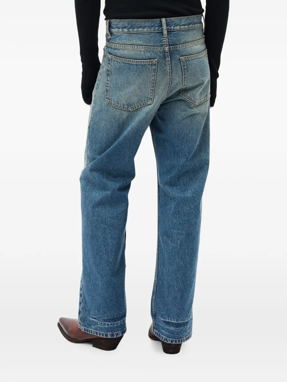 Ann Demeulemeester Alarik flared jeans Blauw
