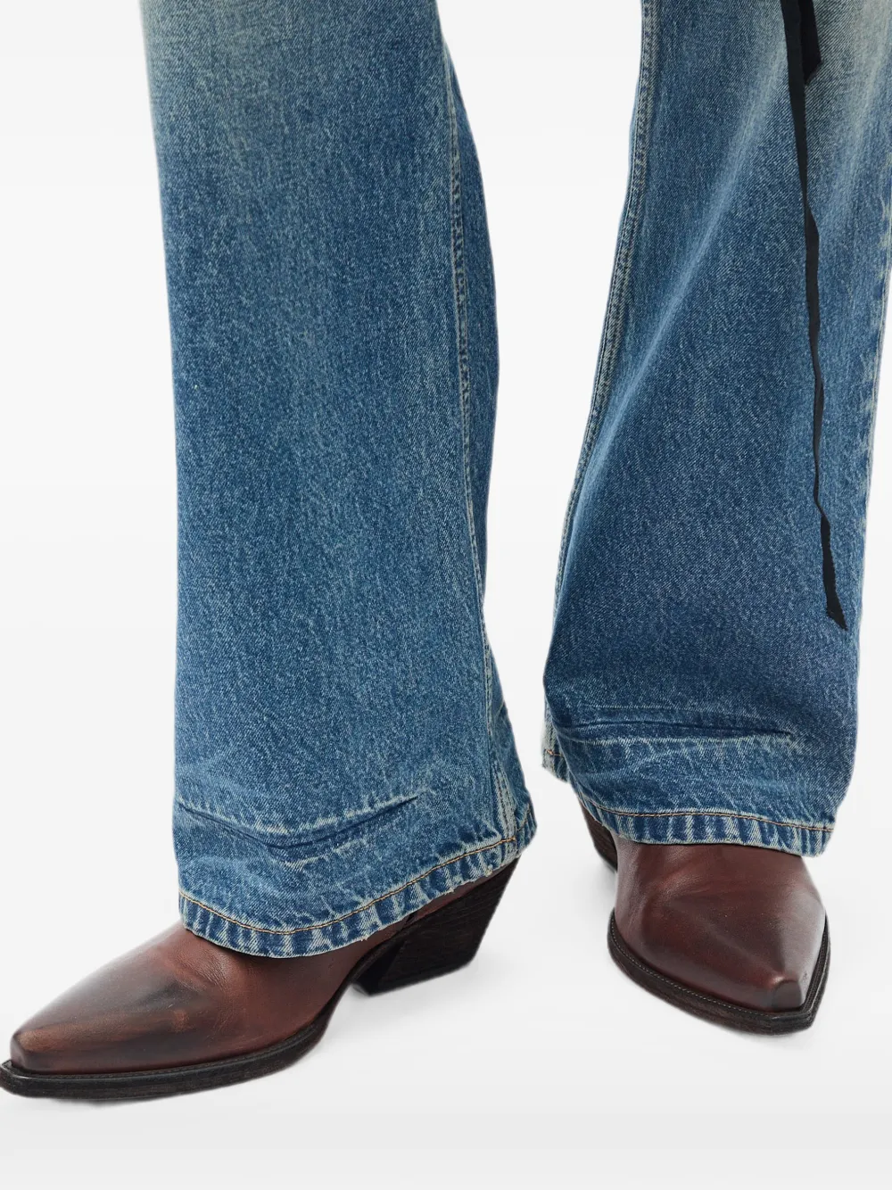 Ann Demeulemeester Alarik flared jeans Blauw