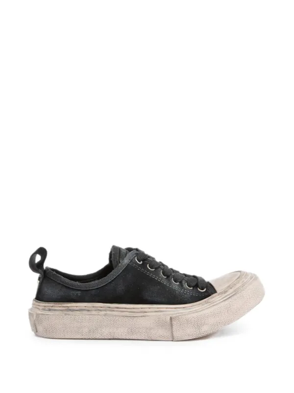 Ann Demeulemeester Halli Leather Sneakers in Black