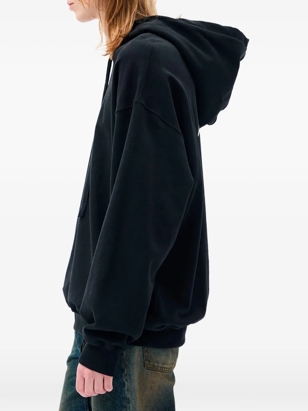 Ann Demeulemeester Bardi hoodie met print Zwart