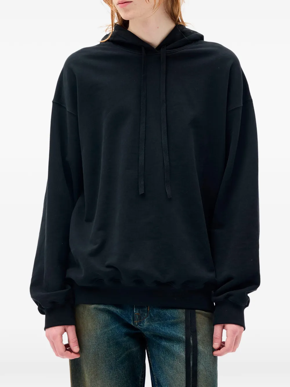 Ann Demeulemeester Bardi rear-print hoodie - Nero
