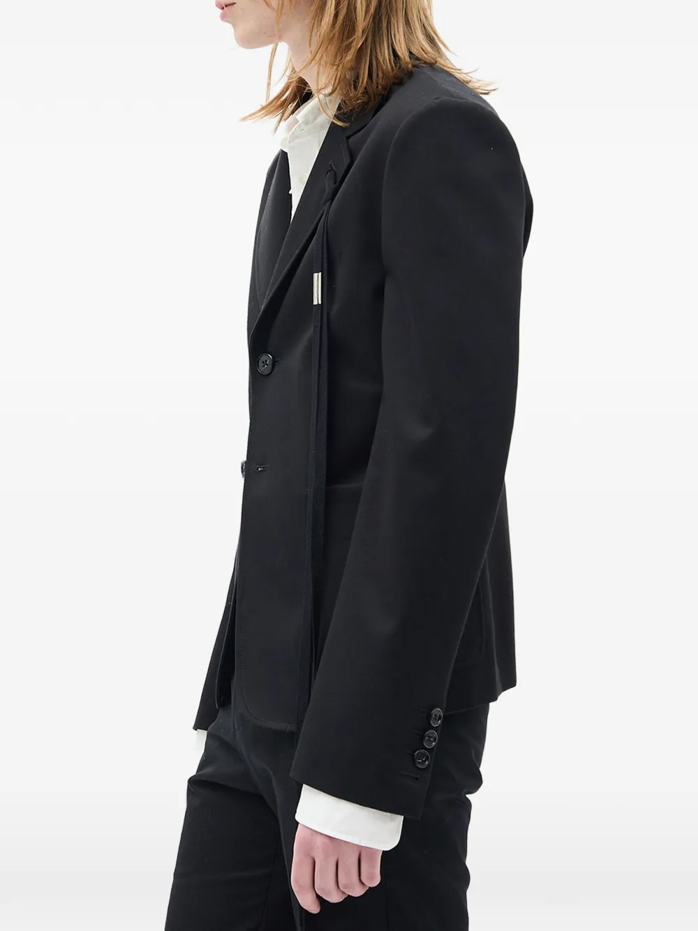 Ann Demeulemeester Getailleerde blazer Zwart
