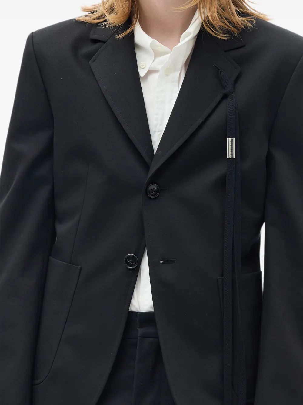 Ann Demeulemeester Getailleerde blazer Zwart
