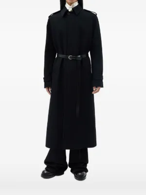 Ziggy Chen Asymmetric Design Coat | ブラック | FARFETCH JP
