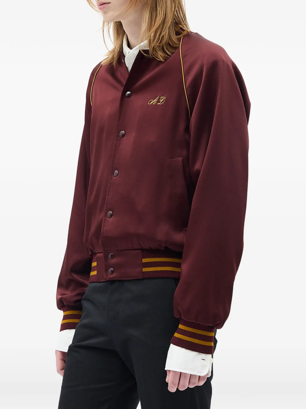 Ann Demeulemeester Embroidered Bomber Jacket, view 2