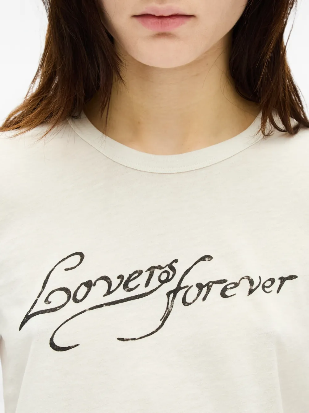 Ann Demeulemeester Floor T-shirt Wit