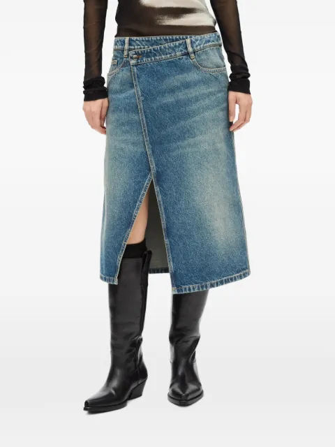 Ann Demeulemeester falda midi Pauline