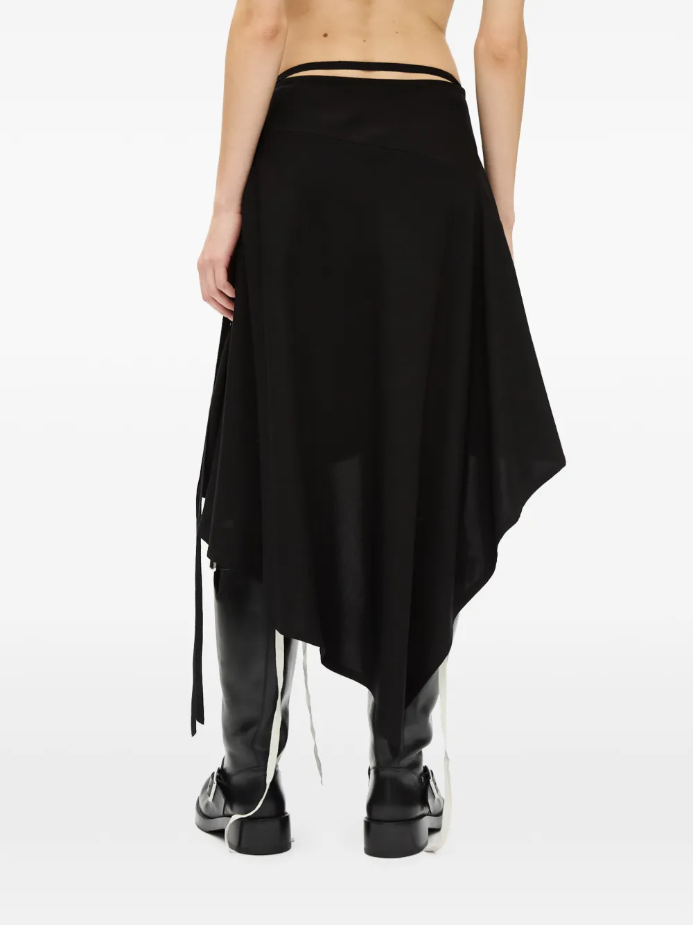 Ann Demeulemeester Asymmetrische rok Zwart