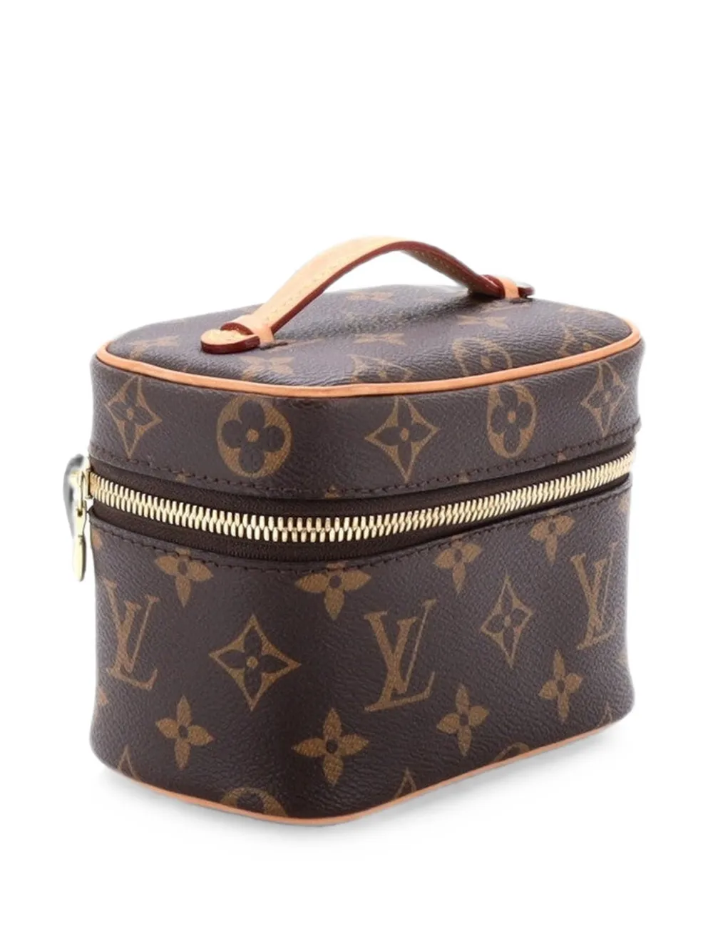 Louis Vuitton Pre-Owned Trousse Nice nano in tela con monogramma - Marrone