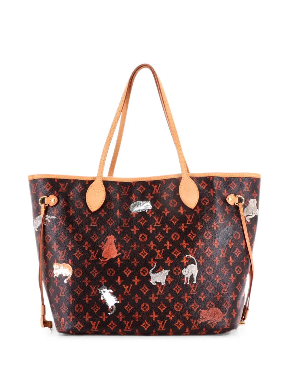 Louis Vuitton Pre-Owned Borsa tote Neverfull NM Limited Edition Grace Coddington - Nero