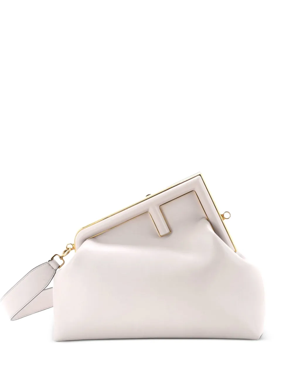 Fendi Pre-Owned First Bag Leather Medium clutch bag - Grey