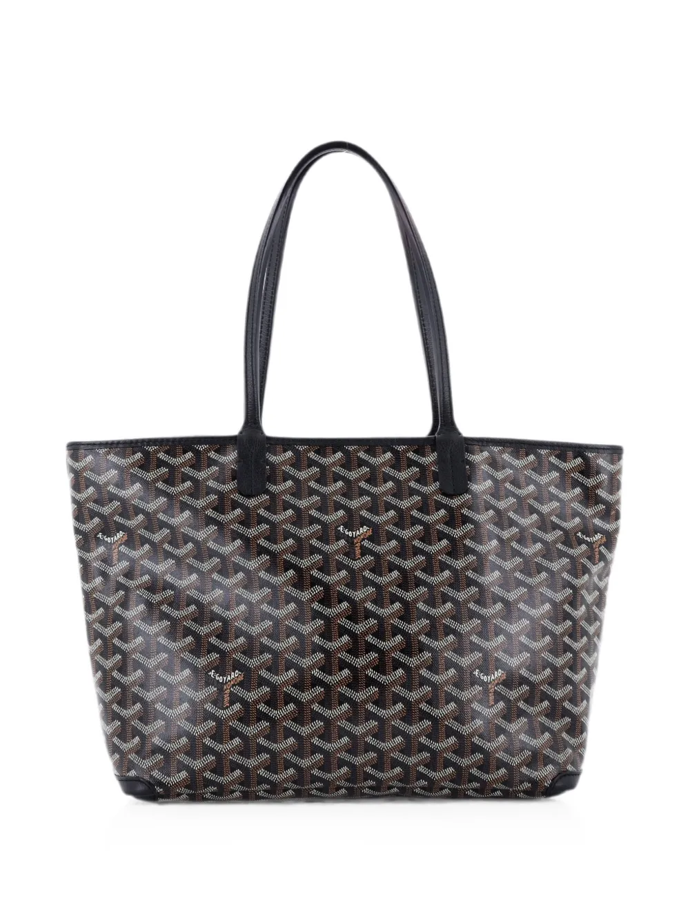 Goyard Pre-Owned Borsa tote Artois PM in tela cerata - Nero